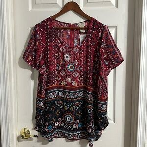 NWT women’s eyelash couture blouse size 2X